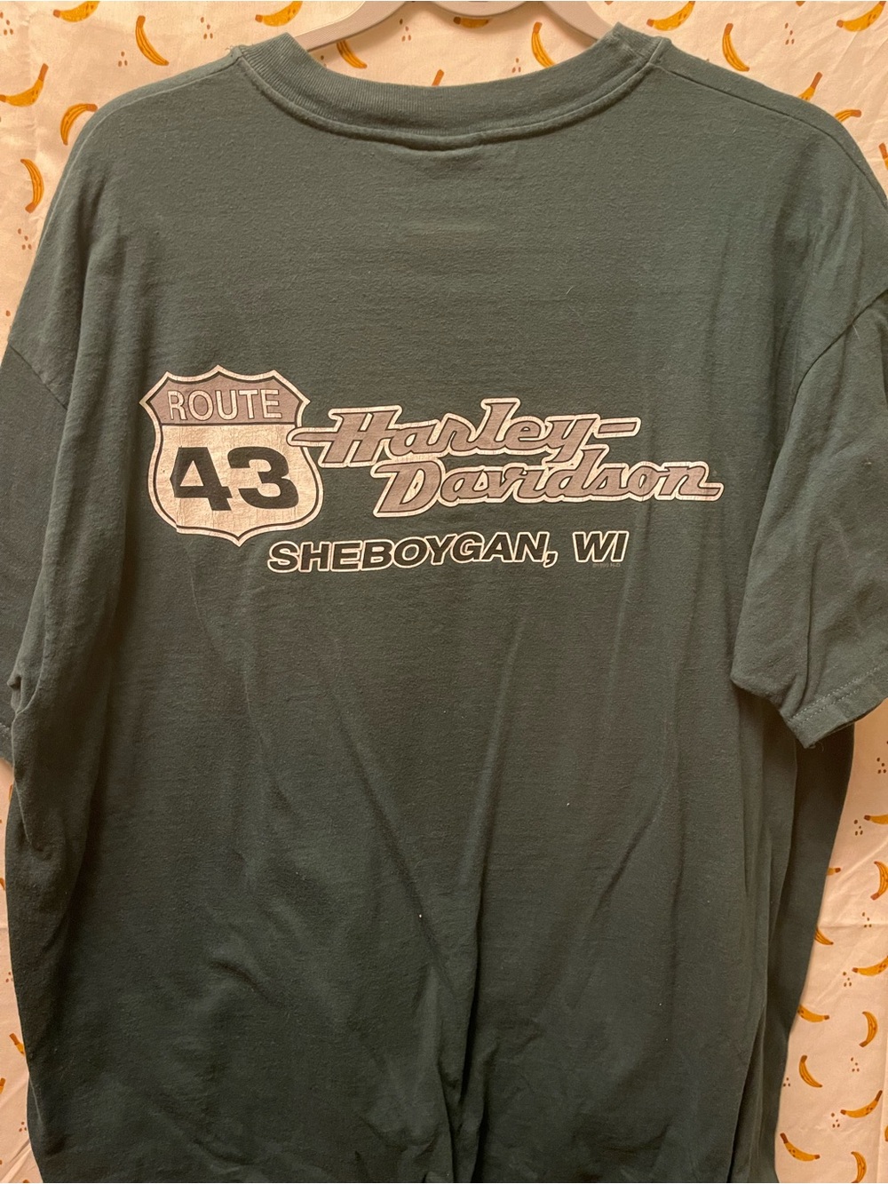 Steel Blue Chrome Harley Davidson Motorcycles T-Shirt - Picture 2 of 3